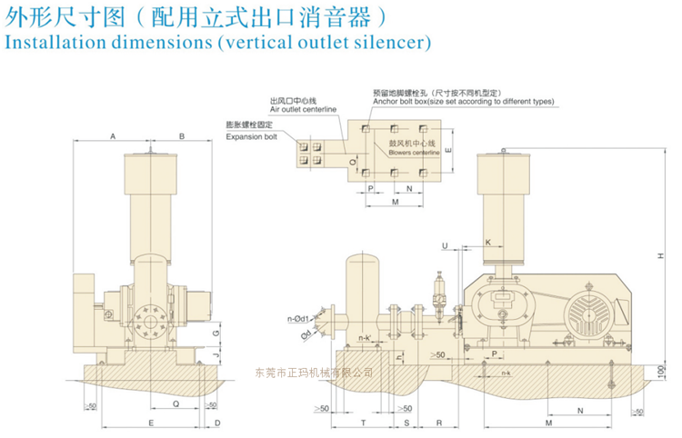 三葉羅茨鼓風(fēng)機(jī)(圖5)